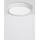 Luton LED Deckenleuchte Ø 55cm – weiße, minimalistische runde Deckenleuchte, warmweißes LED-Licht, ideal für Esszimmer oder Wohnzimmer