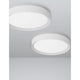 Alt Tag: Luton LED Deckenleuchte Ø 55cm – moderne, flache weiß lackierte LED-Deckenleuchte ideal für Wohn-, Schlaf- oder Esszimmer