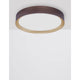 Alt Tag: Luton LED Deckenleuchte Ø 55cm - moderne runde Deckenleuchte in Braun/Gold, warmweißes LED-Licht ideal für Esszimmer und Wohnzimmer