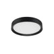 Alt Tag: Luton LED Deckenleuchte Ø 55cm – moderne schwarze runde Deckenleuchte, energiesparende LED für Esszimmer, Flur, Schlaf- oder Wohnzimmer