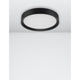 Luton LED Deckenleuchte Ø 55cm schwarze runde LED-Deckenleuchte minimalistisch für Esszimmer, Flur, Schlaf- oder Wohnzimmer