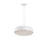 Lampa wiszące Lyon Crystal Ø 46 cm biały