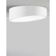 Maggio LED Deckenlampe Ø 50cm Metall Acryl - moderne Deckenleuchte in Weiß für vielseitige Räume.