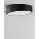Maggio LED Deckenlampe Ø 50cm Metall Acryl in modernem schwarzem Design, ideal für jedes Zuhause.