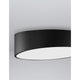 Maggio LED Deckenlampe Ø 50cm Metall Acryl in schwarz, modernes Design für jeden Raum.