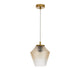 Magio Pendellampe mit Cognac Farbverlauf, moderne Deckenleuchte mit elegantem Design.