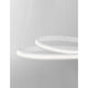 Malvi LED Hängelampe Sandig-Schwarz, moderne Deckenleuchte mit minimalistischem Design aus Aluminium und Acryl.