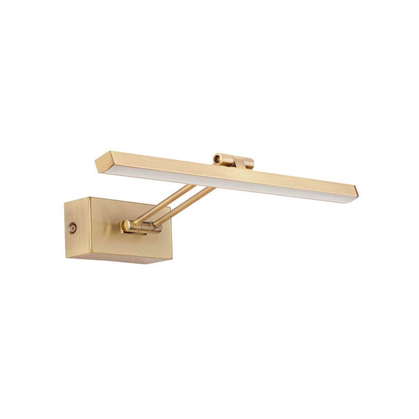 Marnell LED Wandlampe Antik-Messing von Nova Luce, elegante verstellbare Wandleuchte mit warmem Licht