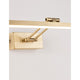 Marnell LED Wandlampe in Antik-Messing mit integriertem LED-Licht für angenehme Beleuchtung.