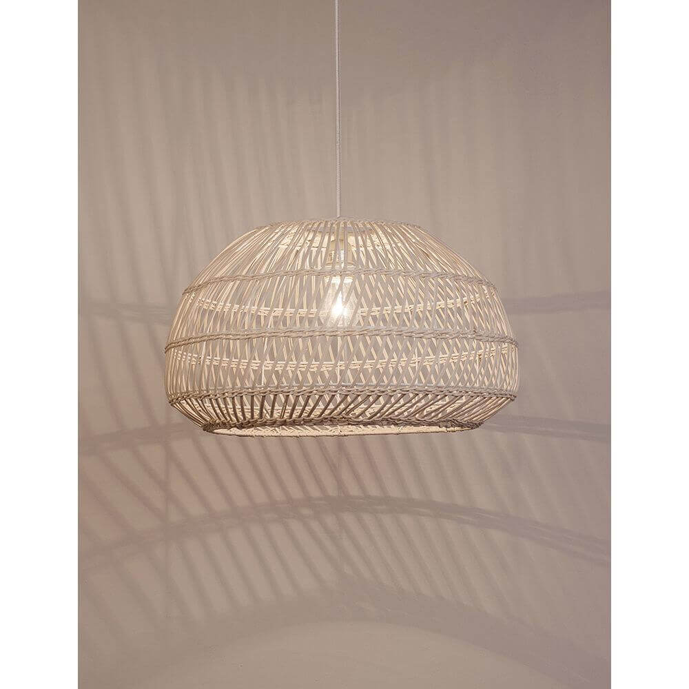 Melodia wisząca lampa natura rattan