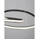 Menton LED Hängeleuchte mit modernem Design, minimalistischem Aluminium und Acryl, ideal für Wohnzimmer und Esstisch.
