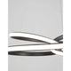 Menton LED Hängeleuchte: moderne Pendelleuchte mit minimalistischem Design aus Aluminium und Acryl.
