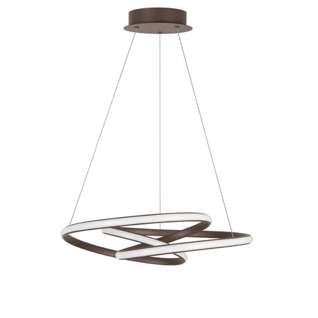 Menton LED Hängeleuchte mit modernem, minimalistischen Design aus Aluminium und Acryl, ideal für Wohnzimmer oder Esstisch.