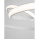 Menton LED Hängeleuchte: moderne Pendelleuchte mit minimalistischem Design aus Aluminium und Acryl.