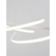 Menton LED Hängeleuchte mit minimalistischem Design und warmweißem Licht für modernes Ambiente.