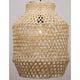 Mia Hängeleuchte aus Natur Rattan mit einzigartigem Ethno-Design für eine gemütliche Atmosphäre.