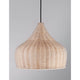 Mia Pendelleuchte Natur Rattan Ø 38,5cm in modernem Ethno- und skandinavischem Stil aus Rattan.