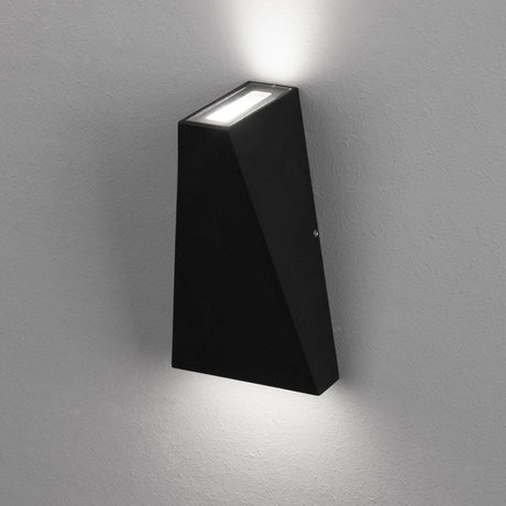 Miley Mini LED-Wandleuchte up&down IP54, moderne Außenleuchte in elegantem Design, ideal für Balkon und Eingang.