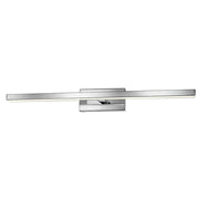 Modena LED Bad Wand- & Spiegelleuchte, klassische Chrom-Badleuchte mit warmweißem LED-Licht über dem Spiegel
