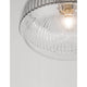 Nova Luce Mond Pendelleuchte Metall Klar mit klarem Glas und goldener Fassung, elegant leuchtend.
