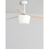 Monsoon LED Fan Steel Wood