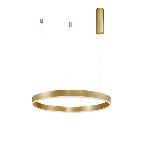 Motif LED Hängelampe Gold in elegantem Design mit goldener Oberfläche für stilvolle Wohnräume.