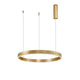 Motif LED Hängelampe Gold in elegantem Design mit goldener Oberfläche für stilvolle Wohnräume.