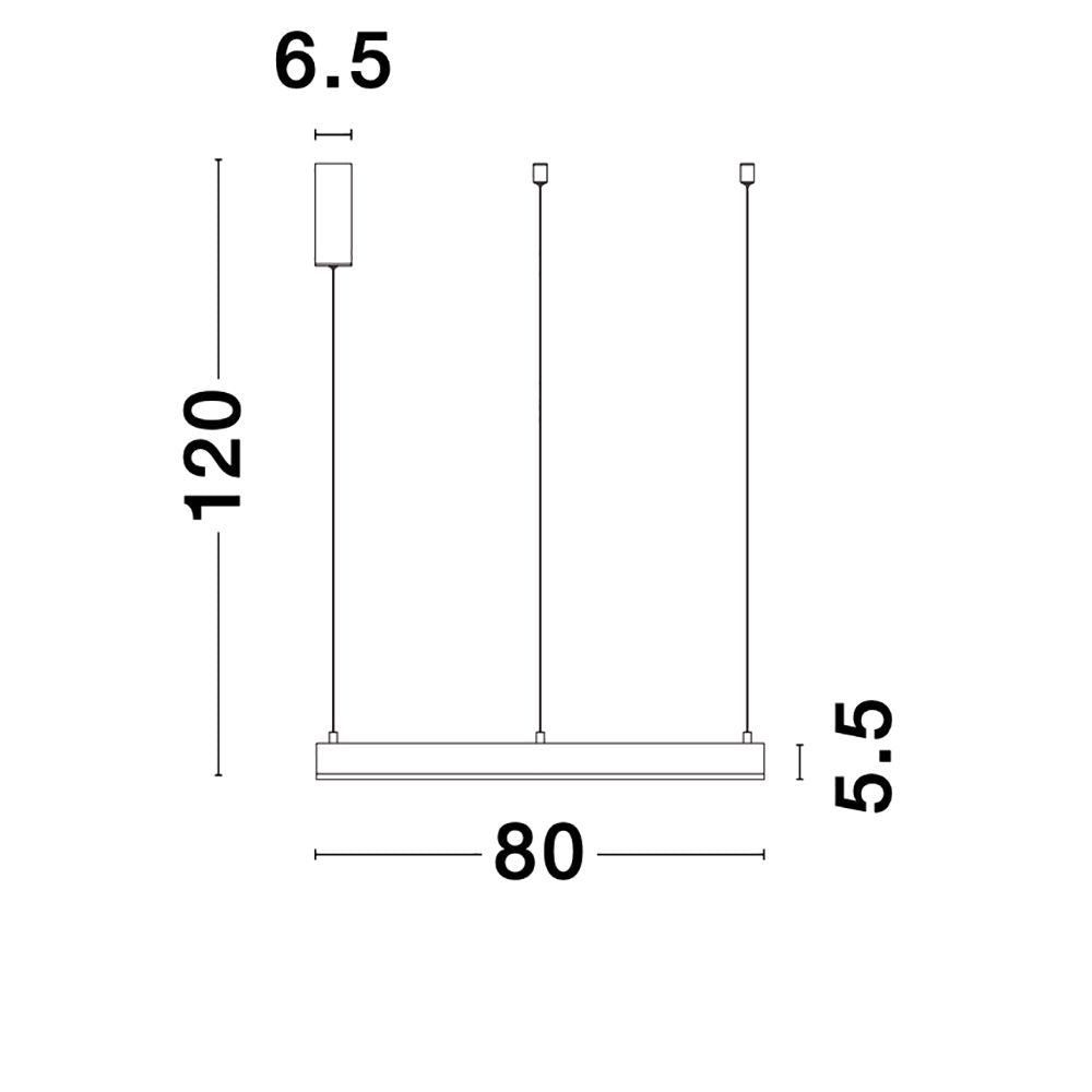 Motore LED LED Hanging Lamp Gold