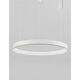 Motif LED Hängeleuchte Ø 100cm in modernem, minimalistischen Design, aus Aluminium und Acryl, ideale Beleuchtung für Wohnräume.