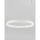 Motif LED Hängeleuchte Ø 100cm, moderne Deckenleuchte mit minimalistischem Design aus Aluminium und Acryl.