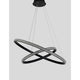 Nager LED Hängeleuchte Ø 67cm Schwarz - moderne Deckenleuchte mit elegantem Design und feiner Lichtstreuung.