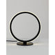 Nager LED Tischlampe in Schwarz, Ø 29cm, Aluminium & Acryl, 11 Watt, 536 Lumen, modernes Design.