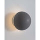 Netune LED Wandleuchte Ø 11cm in modernem Design aus Aluminium und Beton, ideal für verschiedene Räume.