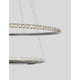 Netuno LED Kristall Hängelampe Ø 80cm mit elegantem Design und funkelnden Kristallen.
