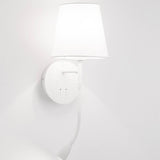 Nia wall lamp metal with LED reading light