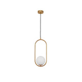 Obitar glass-lamp gold, white