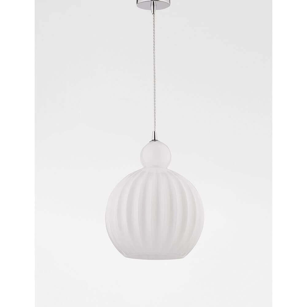 Ontal à pendentif en verre Odell Opale