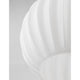 Odell Glas-Pendelleuchte Opal in elegantem opalen Design mit geschwungenen Linien.