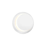 Odin LED Wandlampe in rundem, weißem Design, verstellbar für individuell lenkbares Licht.