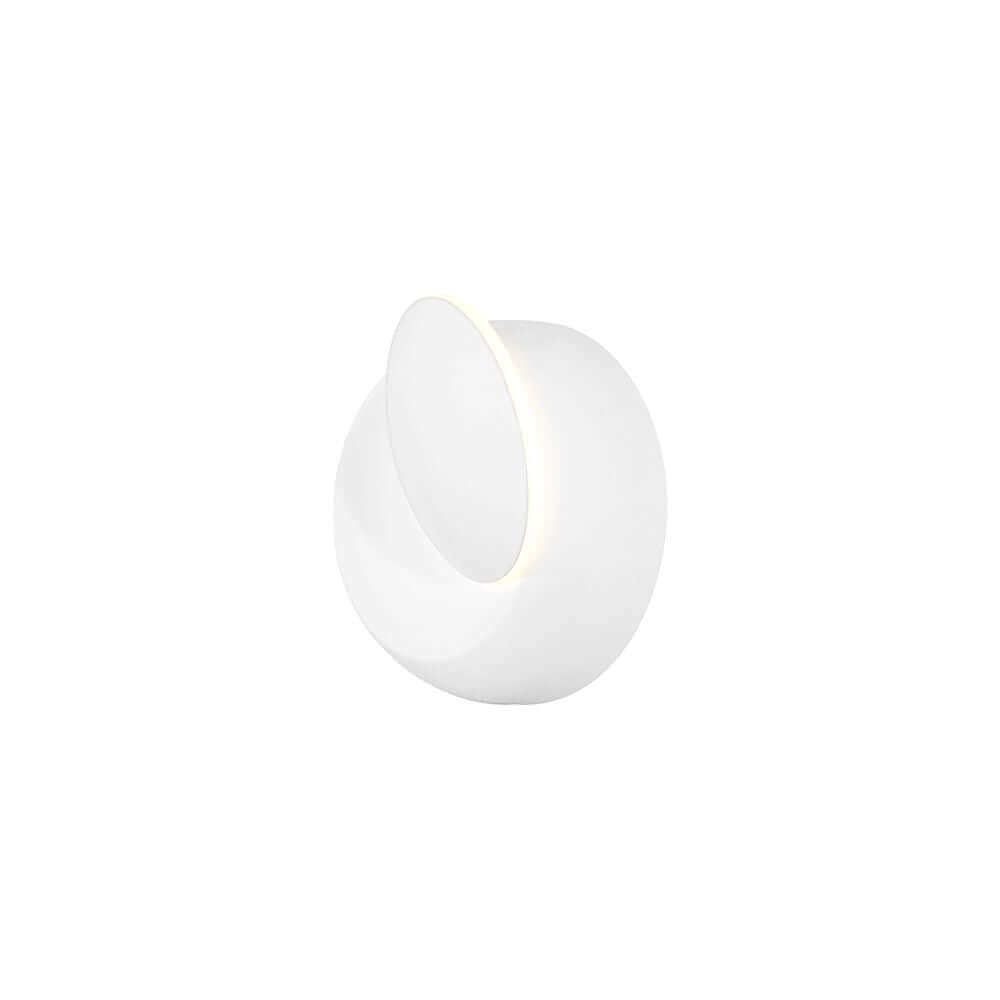 Odin LED Wandlampe Verstellbar in modernem Design, aus weißem Aluminium, ideal zur individuellen Lichtlenkung.