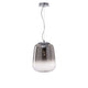 Oliverio Pendellampe Rauchfarben mit Verlauf, elegante hängende Lampe aus Glas mit schimmerndem Farbverlauf.