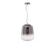 Oliverio Pendellampe Rauchfarben mit Verlauf, elegante Hängeleuchte in Rauchglas-Design.