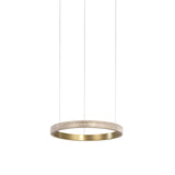 Orlando Hängeleuchte in Antik-Messing mit elegantem Design und LED-Beleuchtung, ideal für Wohnzimmer oder Essbereich.