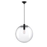 Lampa wiszącego szklanego Ovvio Clear