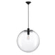 Ovvio Glas-Pendelleuchte Klar in modernem Design aus Glas und Metall, ideal für stilvolle Innenräume.