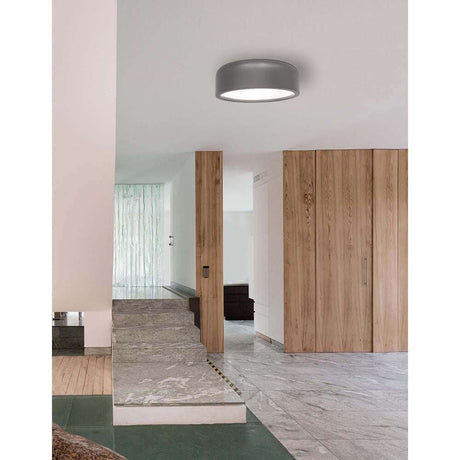 Perleto Deckenleuchte 2-flammig Metall moderne graue Deckenleuchte für Esszimmer, Flur, Schlafzimmer und Wohnzimmer