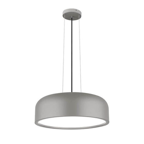 Perleto Pendelleuchte in modernem Design mit robustem Metall und Acryl-Lampenschirm.