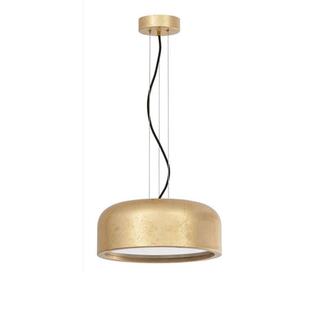 Perleto Hängelampe Ø 35cm Metall, Gold, modernes Design, ideal für Ess- und Wohnzimmer, aus Acryl und Metall.