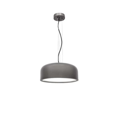 Perleto Hängeleuchte, Metall in modernem Design, ideal für Wohn- und Essbereiche, graue Farbe, Acryl und Metall kombiniert.