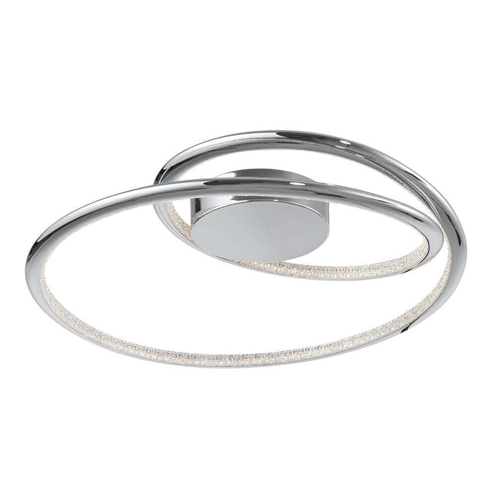 Plasencia LED ceiling light chrome
